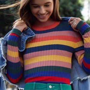 PAC SUN x Lottie Moss cropped striped sweater Woman’s XS
